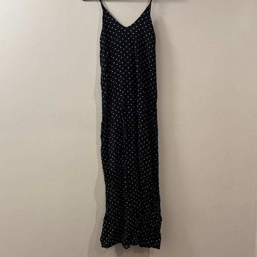 Old Navy | Soft Black Polka‎ Dot Dress